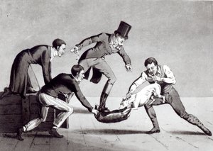 Chasser le blaireau, 1820