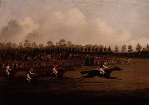 Arrivée du Doncaster St. Leger - Henry Thomas Alken