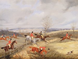 Scène de chasse, traquer le gibier