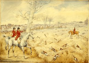 Scènes de chasse : Par-dessus la haie - Henry Thomas Alken