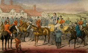 M. Jorrocks déclare son incapacité à souscrire aux Surrey Stag-hounds, 1838 - Henry Thomas Alken