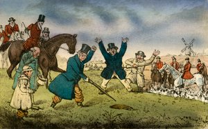 Vieux Tom, le lièvre vétéran, et ses expériences, 1838 - Henry Thomas Alken