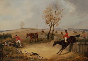 Par-dessus la clôture - Henry Thomas Alken