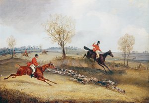 Par-dessus la clôture - Henry Thomas Alken