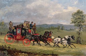 Le courrier de Hull sur la route - Henry Thomas Alken