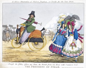 Le progrès de la vapeur, 1829