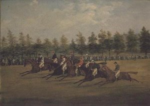 Le départ du St. Leger - Henry Thomas Alken