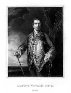 Augustus Keppel, 1er vicomte Keppel, amiral britannique, 1833 - Henry Thomas Ryall