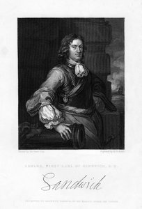 Edward Montagu, 1er comte de Sandwich, officier de marine anglais, 19e siècle - Henry Thomas Ryall