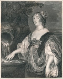 Lucy Percy, comtesse de Carlisle, vers 1635-1637, début-milieu du 19e siècle - Henry Thomas Ryall