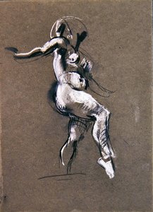 Nu féminin debout - Henry Tonks