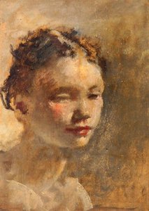 Tête de fille, c.1930 - Henry Tonks