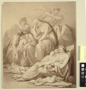 Mères lamentant après le massacre des Innocents - Henry Tresham