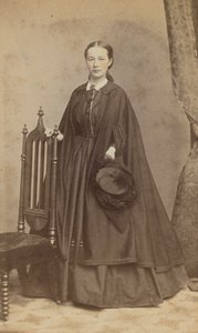 Portrait carte-de-visite de Carrie N. Lacy