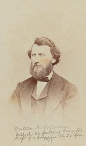 Carte-de-visite portrait de Walter W. Johnson, 1868 - Henry Ulke