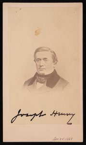 Portrait de Joseph Henry 1797-1878, 1868