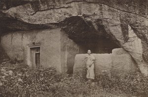 Villes en ruines de Ceylan : Restes de demeures rocheuses à Mihintale