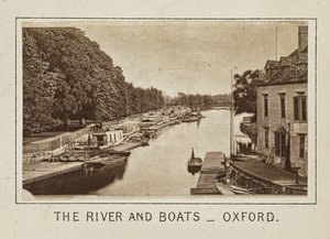 La rivière et les bateaux - Oxford