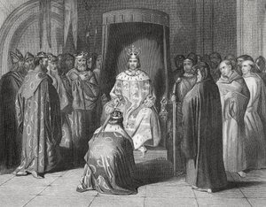 Le roi Richard II adoubant les rois de Connaught, Ulster, Thomond et Leinster en 1394, 