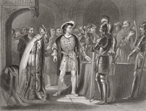 Lord Thomas Fitzgerald renonçant à son allégeance à Henri VIII en 1534, de 