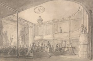 Intérieur du théâtre de la maison de Brandebourg, Hammersmith - Henry Wigstead