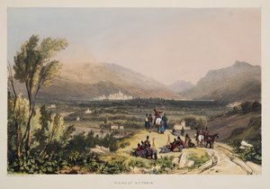 Plaines et ville de Vitoria, des Croquis de paysages dans les provinces basques d