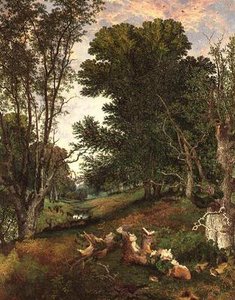 Vers le soir dans la forêt - Henry William Banks Davis