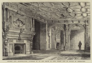 Architecture de la ville antique, intérieur d