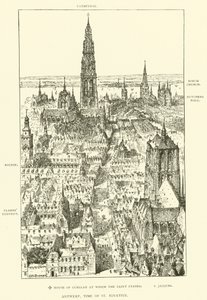 Anvers, époque de Saint Ignace (gravure) - Henry William Brewer