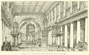 Basilique de Sainte-Marie-Majeure, Rome, époque de St Ignace - Henry William Brewer