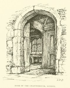 Porte de la Chartreuse, Londres (gravure) - Henry William Brewer