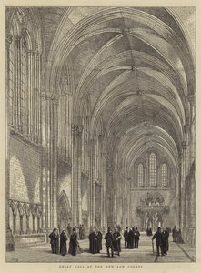 Grande salle des nouveaux tribunaux - Henry William Brewer