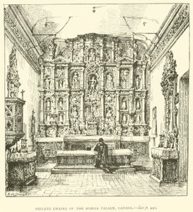 Chapelle privée du Palais Borgia, Gandia