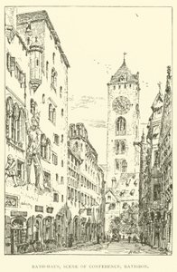 Rath-Haus, lieu de conférence, Ratisbonne - Henry William Brewer