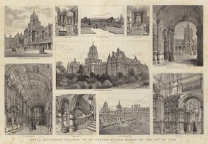 Royal Holloway College, à inaugurer par la Reine le 30 juin - Henry William Brewer