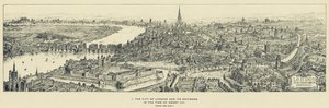 La ville de Londres et ses environs à l