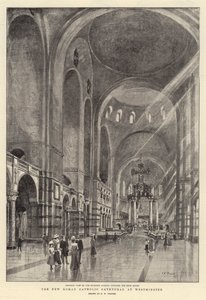 La nouvelle cathédrale catholique romaine à Westminster - Henry William Brewer
