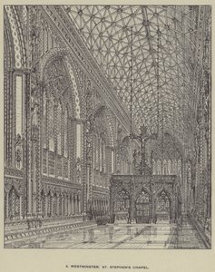 Westminster, chapelle de St Stephen - Henry William Brewer