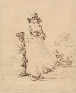 Un garçon et une fille de la campagne - Henry William Bunbury
