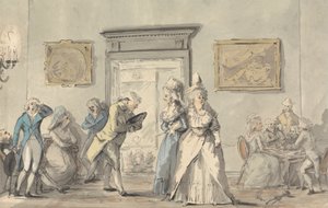 Une soirée - Henry William Bunbury