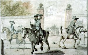 Scène à la porte d