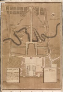 Plan exact du parc de Greenwich, vers 1700 - Henry Wise