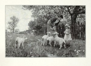 À la crèche - Henry Wolf