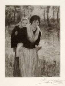 Au bord de la rivière