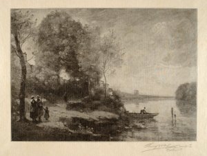 La Riviere a la Tour Lointaine - Henry Wolf