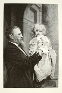 Lenbach et son enfant - Henry Wolf