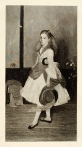 Mlle Alexander (fille en blanc) - Henry Wolf
