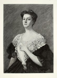 Portrait de femme - Henry Wolf