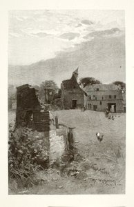Les ruines de Hougomont - Henry Wolf