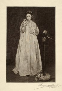 La femme au perroquet - Henry Wolf